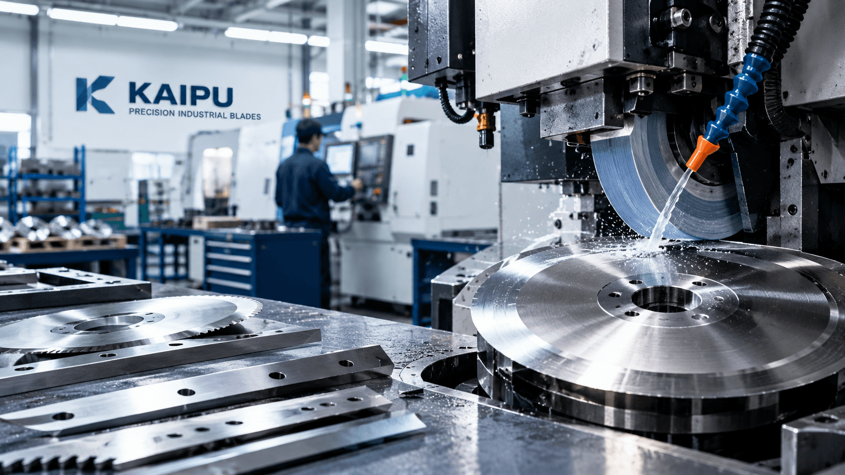 KAIPU precision industrial blade manufacturing with CNC grinding equipment