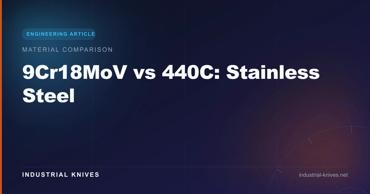 9Cr18MoV vs 440C Stainless Blade Steel